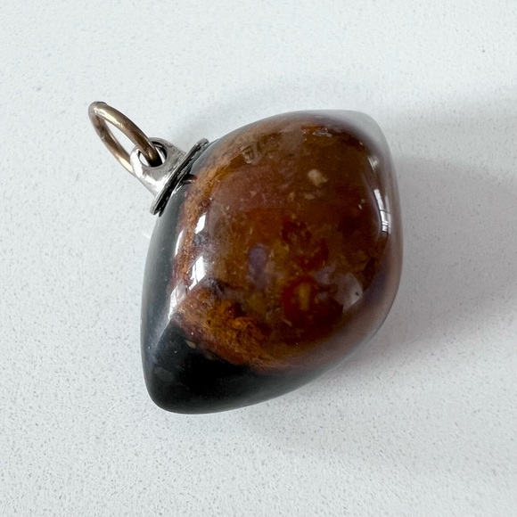 Vintage Mystery Gemstone Eye Pendant - Picture 6 of 7